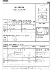 54S134 datasheet pdf Fairchild Semiconductor