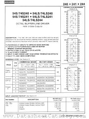 54S241 datasheet pdf Fairchild Semiconductor