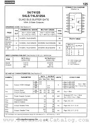 54LS125A datasheet pdf Fairchild Semiconductor