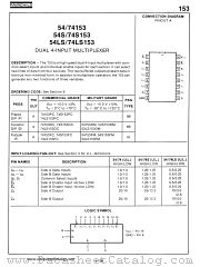 74S153 datasheet pdf Fairchild Semiconductor