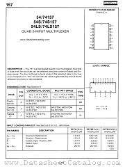 54S157 datasheet pdf Fairchild Semiconductor