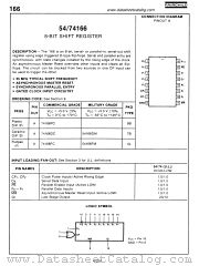 74166 datasheet pdf Fairchild Semiconductor