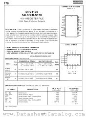 74170 datasheet pdf Fairchild Semiconductor