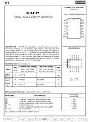 74177 datasheet pdf Fairchild Semiconductor