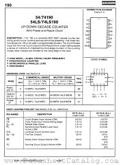 54190 datasheet pdf Fairchild Semiconductor