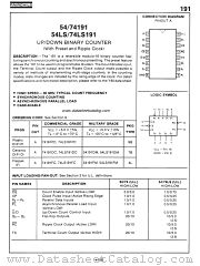 54LS191 datasheet pdf Fairchild Semiconductor