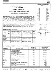 54193 datasheet pdf Fairchild Semiconductor