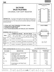 54195 datasheet pdf Fairchild Semiconductor