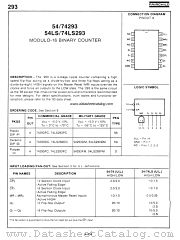 74LS293 datasheet pdf Fairchild Semiconductor