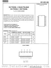 54LS42 datasheet pdf Fairchild Semiconductor