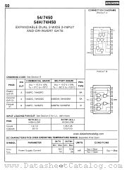 74H50 datasheet pdf Fairchild Semiconductor
