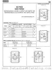 74H53 datasheet pdf Fairchild Semiconductor