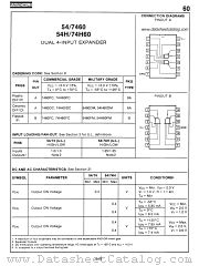 7460 datasheet pdf Fairchild Semiconductor