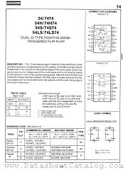 74H74 datasheet pdf Fairchild Semiconductor
