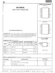 7491A datasheet pdf Fairchild Semiconductor