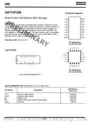 74F298 datasheet pdf Fairchild Semiconductor