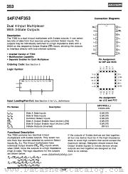 74F353 datasheet pdf Fairchild Semiconductor