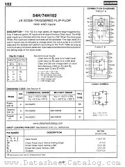 74H102 datasheet pdf Fairchild Semiconductor