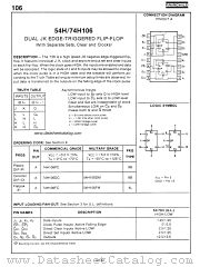 54H106 datasheet pdf Fairchild Semiconductor