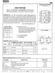 74H108 datasheet pdf Fairchild Semiconductor