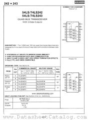 74LS242 datasheet pdf Fairchild Semiconductor