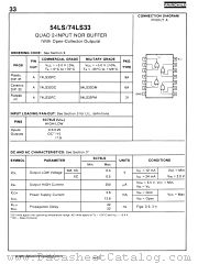 54LS33 datasheet pdf Fairchild Semiconductor