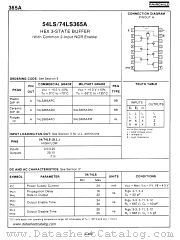 74LS365A datasheet pdf Fairchild Semiconductor