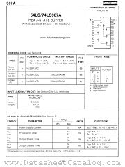 74LS367A datasheet pdf Fairchild Semiconductor