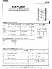 74LS368A datasheet pdf Fairchild Semiconductor