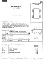 74LS375 datasheet pdf Fairchild Semiconductor