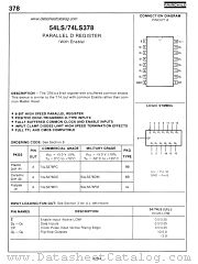 54LS378 datasheet pdf Fairchild Semiconductor