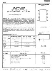 54LS384 datasheet pdf Fairchild Semiconductor