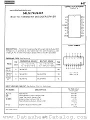 74LS447 datasheet pdf Fairchild Semiconductor