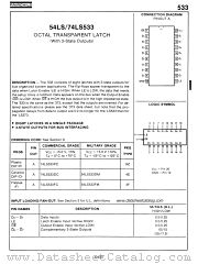 74LS533 datasheet pdf Fairchild Semiconductor