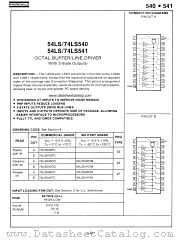 54LS541 datasheet pdf Fairchild Semiconductor