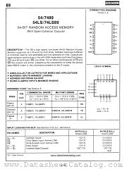 5489 datasheet pdf Fairchild Semiconductor