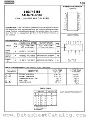 74S158 datasheet pdf Fairchild Semiconductor