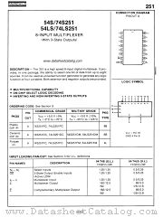 74S251 datasheet pdf Fairchild Semiconductor