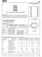 93H00 datasheet pdf Fairchild Semiconductor
