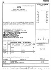 9302 datasheet pdf Fairchild Semiconductor