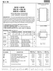 93S16 datasheet pdf Fairchild Semiconductor