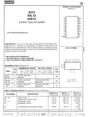 93S12 datasheet pdf Fairchild Semiconductor