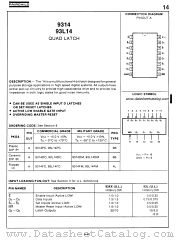 93L14 datasheet pdf Fairchild Semiconductor