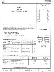 93L21 datasheet pdf Fairchild Semiconductor