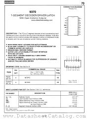 9370 datasheet pdf Fairchild Semiconductor