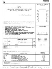 9374 datasheet pdf Fairchild Semiconductor