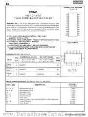 93S43 datasheet pdf Fairchild Semiconductor