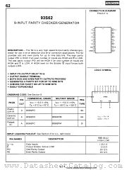 93S62 datasheet pdf Fairchild Semiconductor