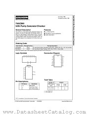 74AC280 datasheet pdf Fairchild Semiconductor