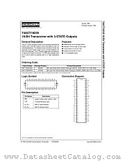 74ACT16245 datasheet pdf Fairchild Semiconductor